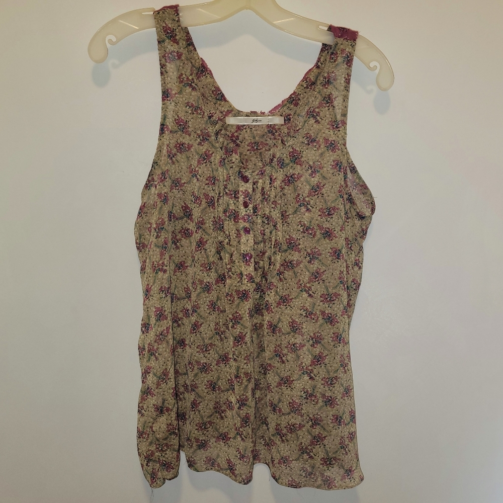 Gibson Taupe/Green/Mauve Shirt
